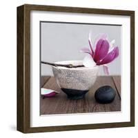 Magnolia and Bowl-Amelie Vuillon-Framed Art Print