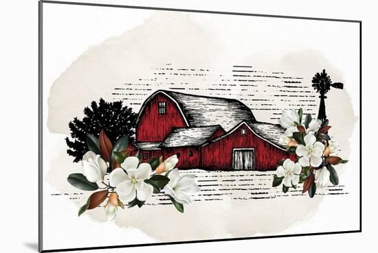 Magnolia Barn-Kimberly Allen-Mounted Art Print