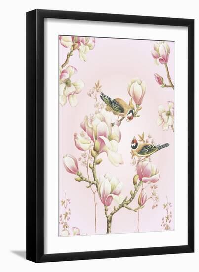 Magnolia Birds-Janneke Brinkman-Salentijn-Framed Giclee Print