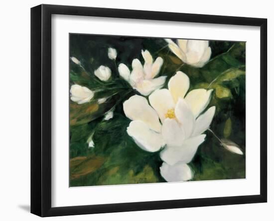 Magnolia Blooms-Julia Purinton-Framed Art Print