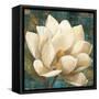 Magnolia Blossom Turquoise-Albena Hristova-Framed Stretched Canvas