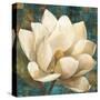 Magnolia Blossom Turquoise-Albena Hristova-Stretched Canvas