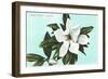 Magnolia Blossom-null-Framed Art Print