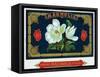 Magnolia Brand Cigar Box Label-Lantern Press-Framed Stretched Canvas