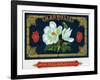 Magnolia Brand Cigar Box Label-Lantern Press-Framed Art Print