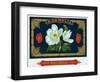 Magnolia Brand Cigar Box Label-Lantern Press-Framed Art Print