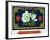 Magnolia Brand Cigar Box Label-Lantern Press-Framed Art Print