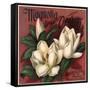 Magnolia Brand - Riverside, California - Citrus Crate Label-Lantern Press-Framed Stretched Canvas