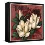 Magnolia Brand - Riverside, California - Citrus Crate Label-Lantern Press-Framed Stretched Canvas