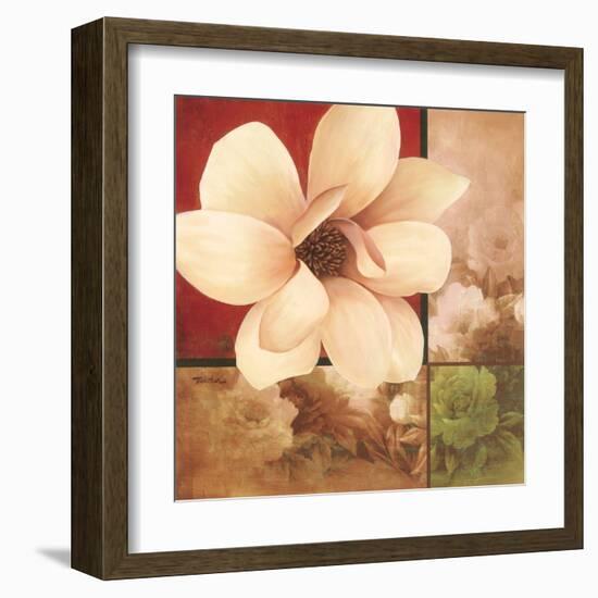 Magnolia Collage-TC Chiu-Framed Art Print