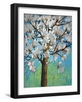 Magnolia in Bloom 1-J Charles-Framed Art Print