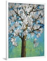 Magnolia in Bloom 1-J Charles-Framed Art Print