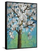 Magnolia in Bloom 1-J Charles-Framed Stretched Canvas