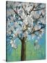 Magnolia in Bloom 1-J Charles-Stretched Canvas