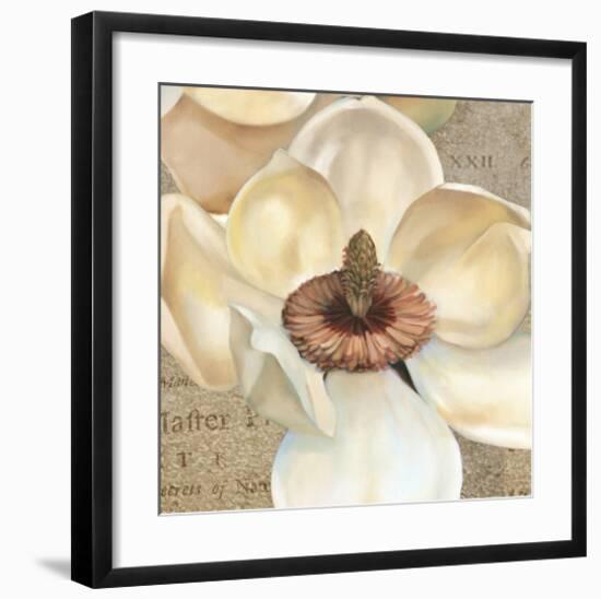 Magnolia Masterpiece I-Louise Montillio-Framed Art Print