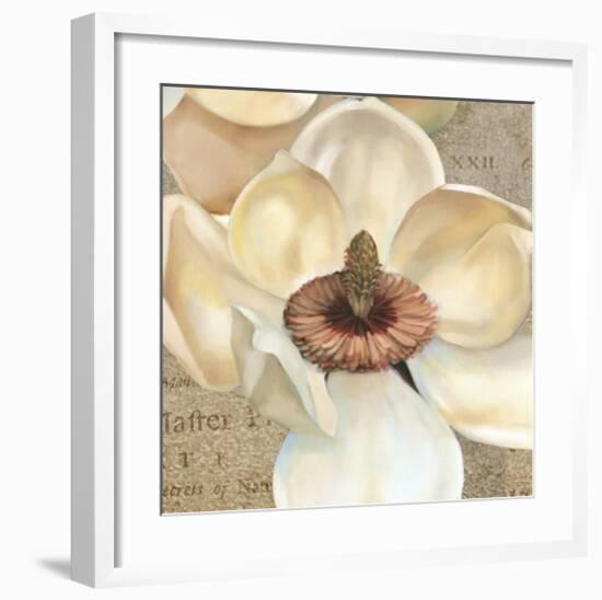 Magnolia Masterpiece I-Louise Montillio-Framed Art Print