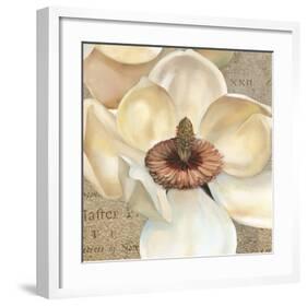 Magnolia Masterpiece I-Louise Montillio-Framed Art Print