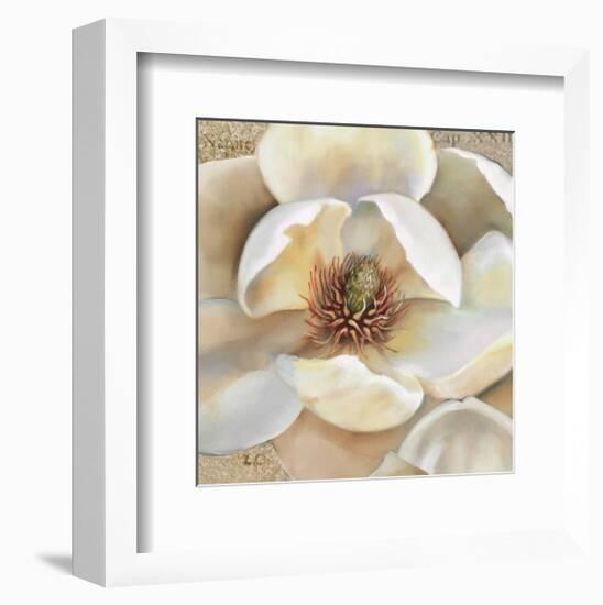 Magnolia Masterpiece II-Louise Montillio-Framed Art Print