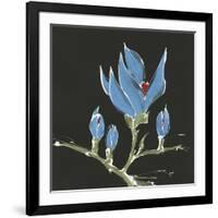 Magnolia on Black I-Chris Paschke-Framed Art Print