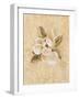 Magnolia on Cracked Linen-Cheri Blum-Framed Art Print