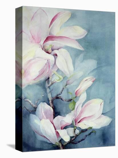 Magnolia Soulangeana (Vertical)-Karen Armitage-Stretched Canvas
