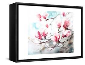 Magnolia, Spring-CanotStop-Framed Stretched Canvas