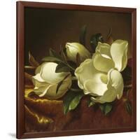 Magnolia Still Life II (detail)-Martin Johnson Heade-Framed Giclee Print