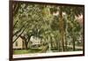 Magnolia Street, Daytona, Florida-null-Framed Art Print