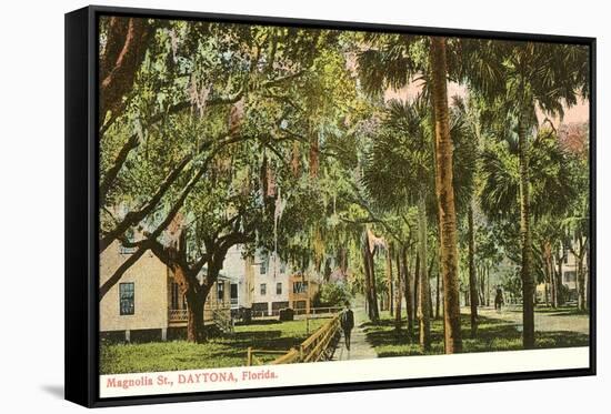 Magnolia Street, Daytona, Florida-null-Framed Stretched Canvas