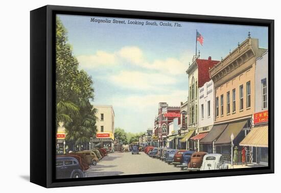 Magnolia Street, Ocala, Florida-null-Framed Stretched Canvas