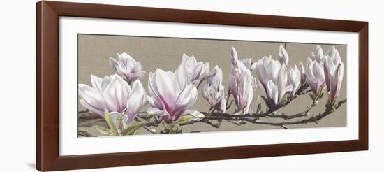 Magnolia Swathe-Sarah Caswell-Framed Giclee Print