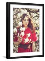 Magnolia-Sabine Rosch-Framed Photographic Print