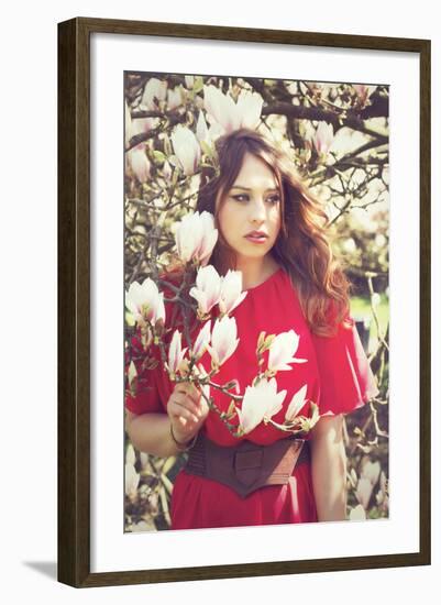 Magnolia-Sabine Rosch-Framed Photographic Print