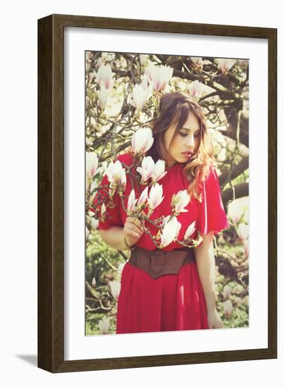 Magnolia-Sabine Rosch-Framed Photographic Print