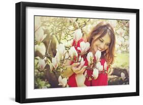 Magnolia-Sabine Rosch-Framed Photographic Print