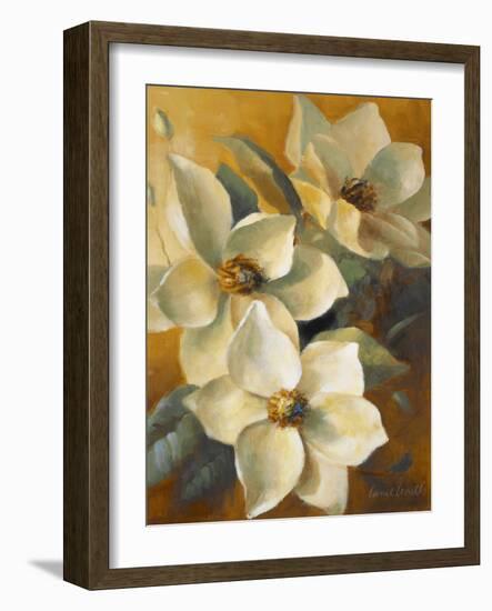 Magnolias Aglow at Sunset II-Lanie Loreth-Framed Art Print