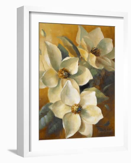 Magnolias Aglow at Sunset II-Lanie Loreth-Framed Art Print