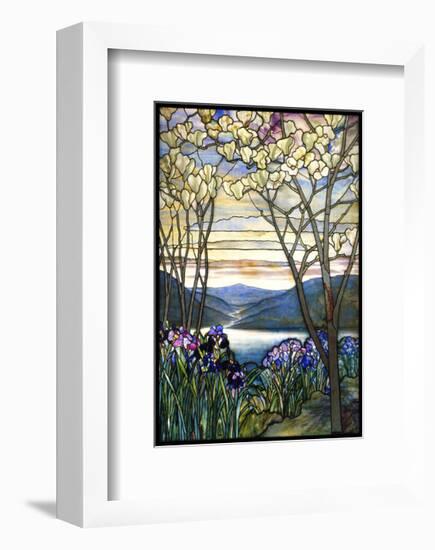 Magnolias and Irises, ca. 1908-Louis Comfort Tiffany-Framed Art Print