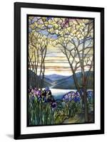 Magnolias and Irises, ca. 1908-Louis Comfort Tiffany-Framed Art Print