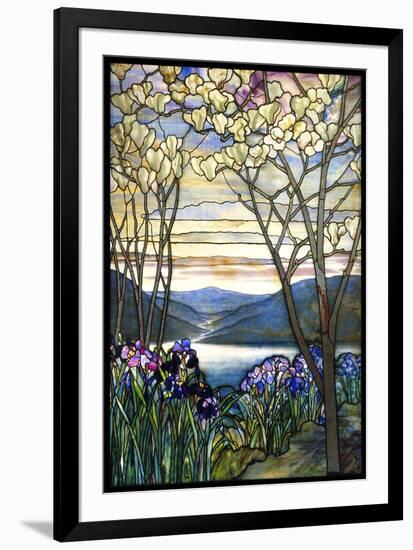 Magnolias and Irises, ca. 1908-Louis Comfort Tiffany-Framed Art Print