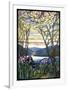Magnolias and Irises, ca. 1908-Louis Comfort Tiffany-Framed Art Print