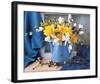 Magnolias and Narcissus-null-Framed Art Print