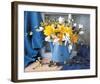 Magnolias and Narcissus-null-Framed Art Print