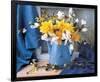 Magnolias and Narcissus-null-Framed Art Print