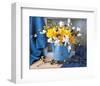 Magnolias and Narcissus-null-Framed Art Print