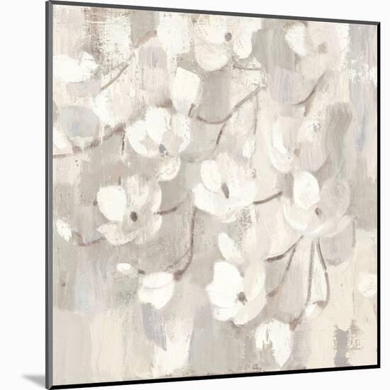 Magnolias in Spring I Neutral-Albena Hristova-Mounted Art Print