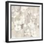 Magnolias in Spring II Neutral-Albena Hristova-Framed Art Print