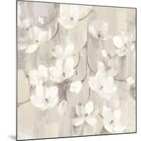 Magnolias in Spring II Neutral-Albena Hristova-Mounted Art Print