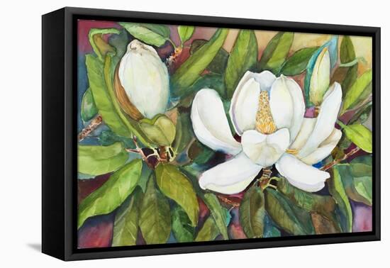 Magnolias in their Prime-Joanne Porter-Framed Stretched Canvas