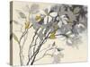 Magnolias Yellow Gray-Shirley Novak-Stretched Canvas